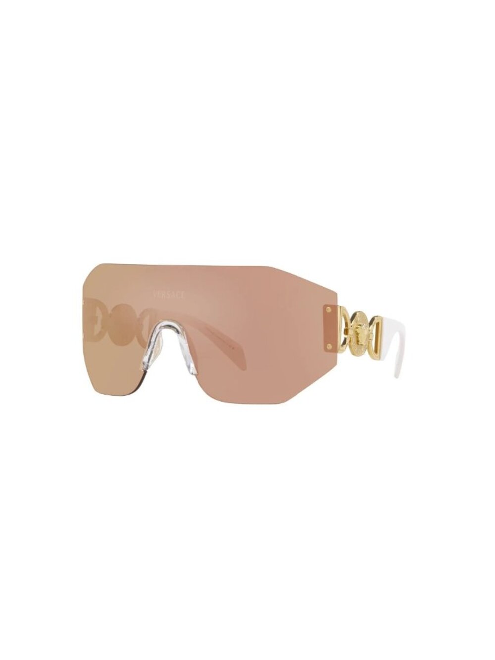 Versace Sunglasses VE2258 10027J 45mm White / Dark Brown Mirror Rose Lens